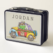 ヴィンテージ・オスカーのタクシー・サービス メタルランチボックス (裏面)