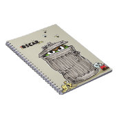 ヴィンテージ・オスカー・イン・ゴミ箱 ノートブック (右側)