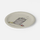 ヴィンテージ・オスカー・イン・ゴミ箱 ペーパープレート (アングル)