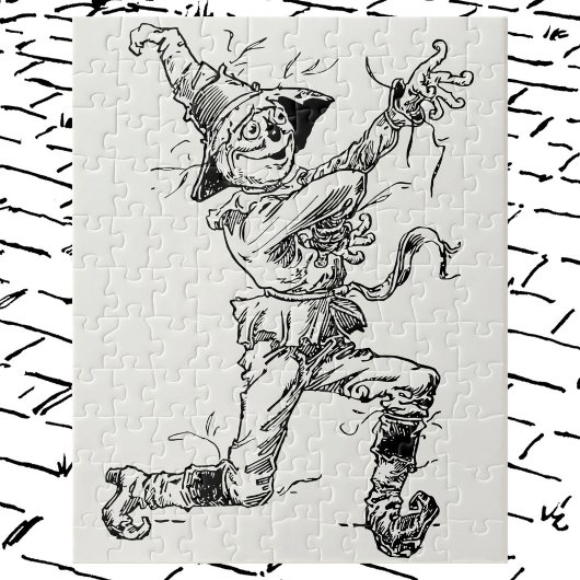 ヴィンテージ オズの魔法使いのフェアリーテイルズ、かかし ジグソーパズル