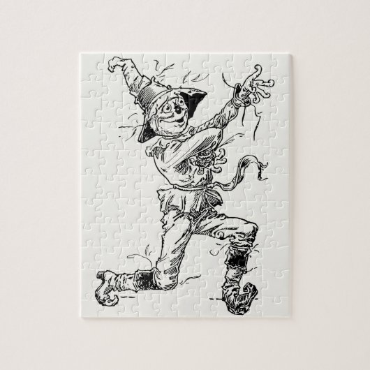 ヴィンテージ オズの魔法使いのフェアリーテイル、かかし ジグソーパズル (縦)