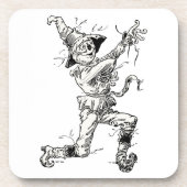 ヴィンテージ オズの魔法使いのフェアリー テイルズ、かかし コースター (正面)