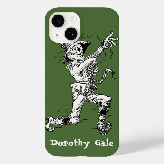 ヴィンテージ オズの魔法使いのフェアリー テール、かかし Case-Mate iPhoneケース (裏面)