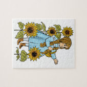 ヴィンテージ オズの魔法使い おとぎ話 ドロシー ひまわり ジグソーパズル (横)