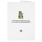 ヴィンテージ オズの魔法使い おとぎ話 ドロシー ヒマワリ (裏面)