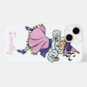 ヴィンテージ オズの魔法使い、かわいいダンシングガール ムンチキン Case-Mate iPhoneケース (裏面 (横))