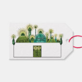 ヴィンテージ オズの魔法使い エメラルドシティ ギフトタグ (正面(横))