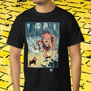 ヴィンテージ オズの魔法使い キャラクター イエローレンガの道 Tシャツ