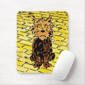 ヴィンテージ オズの魔法使い トトが黄色いレンガの道を歩く マウスパッド (マウス)