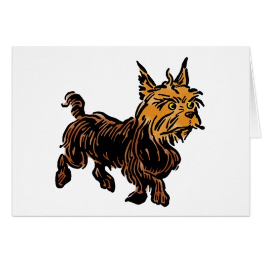 ヴィンテージ オズの魔法使い、トト かわいい子犬 (正面横)