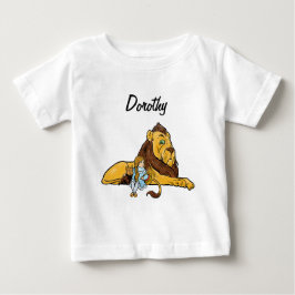 ヴィンテージ オズの魔法使い、ドロシーとトトとライオン ベビーボディスーツ