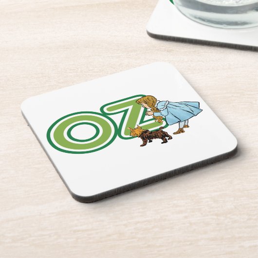 ヴィンテージ オズの魔法使い ドロシー トト 大きな文字 コースター (左側)
