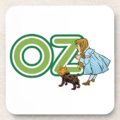 ヴィンテージ オズの魔法使い ドロシー トト 大きな文字 コースター (正面)
