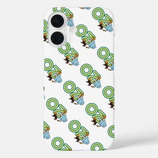 ヴィンテージ オズの魔法使い ドロシー トト 大きな文字 Case-Mate iPhoneケース (裏面)