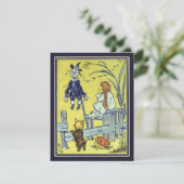 ヴィンテージ オズの魔法使い、ドロシー トト 誕生日パーティー 招待状 (スタンド正面)