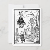 ヴィンテージ オズの魔法使い ドロシー 誕生日パーティー 招待状 (正面)