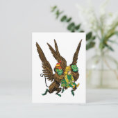 ヴィンテージ オズの魔法使い ドロシー 邪悪な飛行猿 ポストカード (スタンド正面)