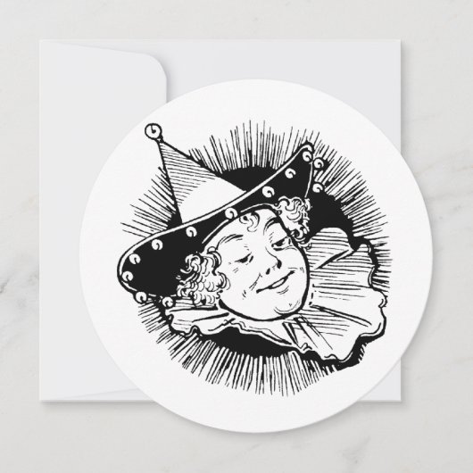 ヴィンテージ オズの魔法使い、ムンキン娘の誕生日パーティー 招待状 (正面)
