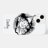 ヴィンテージ オズの魔法使い、女性ムンチキンの肖像 Case-Mate iPhoneケース (裏面 (横))