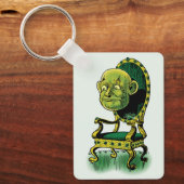 ヴィンテージ オズの魔法使い、怒れる魔法使いのエメラルドの玉座 キーホルダー (正面)