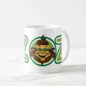 ヴィンテージ オズの魔法使い、文字Oのライオン コーヒーマグカップ (正面右)