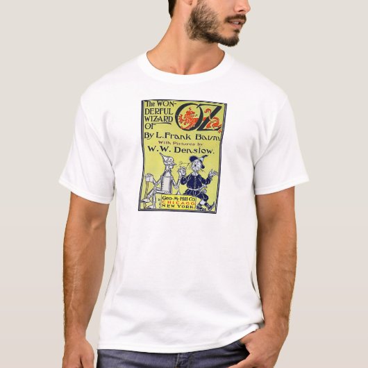 ヴィンテージ オズの魔法使い 本のカバー Tシャツ (正面)