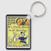 ヴィンテージ オズの魔法使い 本の表紙アート タイトルページ キーホルダー (裏面)