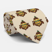 ヴィンテージ オズの魔法使い、緑の眼鏡をかけたライオン ネクタイ (ロール)