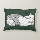 ヴィンテージ オズの魔法使い、臆病なライオン アクセントクッション (裏面)