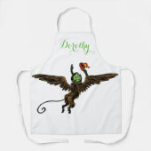 ヴィンテージ オズの魔法使い、邪悪な飛行猿 エプロン (正面)