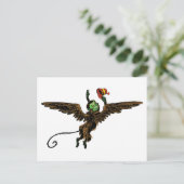 ヴィンテージ・オズの魔法使い、邪悪な飛行猿 ポストカード (スタンド正面)