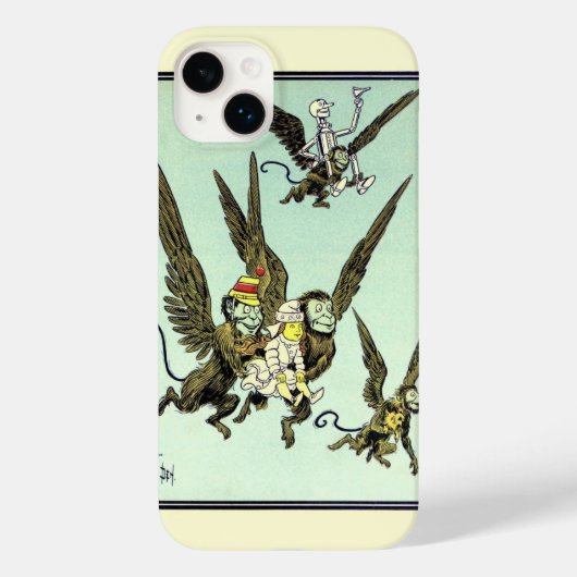 ヴィンテージ オズの魔法使い 飛猿とドロシー Case-Mate iPhoneケース (裏面)