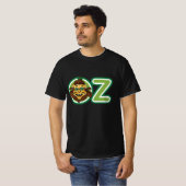 ヴィンテージ オズの魔法使い、Oの文字の中のライオン Tシャツ (正面フル)