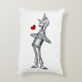 ヴィンテージ オズの魔法使い、Tinman ハッピー スマイルは心を持っている アクセントクッション (裏面(縦))