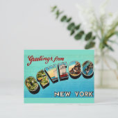 ヴィンテージ オズウェゴ NY 挨拶ポストカード ポストカード (スタンド正面)