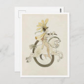 ヴィンテージ オティリア アデルボーグ 花の数字 - 6 ポストカード (正面/裏面)