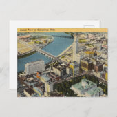 ヴィンテージ，オハイオ ポストカード (正面/裏面)