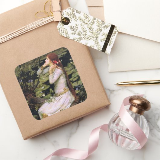ヴィンテージ オフィーリアの運命 スクエアシール (ギフト)
