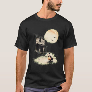 ヴィンテージ・オポッサム・ハロウィン・スプーキー・ムーン Tシャツ