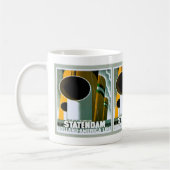 ヴィンテージ·オランダ-アメリカ·ライン·ポスター コーヒーマグカップ (左)