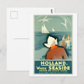 ヴィンテージ オランダ 旅行 ポスター ポストカード (正面/裏面)