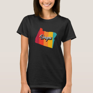 ヴィンテージ オレゴン州 レトロ 70年代 ストライプ オレゴン アメリカ州 Tシャツ