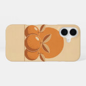 ヴィンテージ オレンジ トリオ iPhone 16ケース (裏面横)