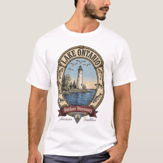 ヴィンテージ オンタリオ湖 ニューヨーク Tシャツ