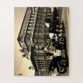 ヴィンテージ オーストリア ウィーン 馬車 シュターツオーパー オペラ ジグソーパズル (縦)