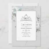 ヴィンテージ オータム - フォール ホワイト キンセアニエラ 招待状 (正面)