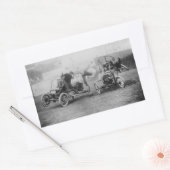 ヴィンテージ「オートポロ」スポーツカーモータースポーツ 長方形シール (封筒)