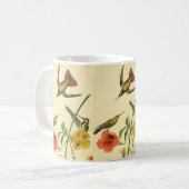 ヴィンテージ·オードゥボン·ルフス·ハミングバ絵画ードの贈り物 コーヒーマグカップ (正面左)