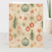 ヴィンテージ オーナメント ギフトカード カード (裏面)