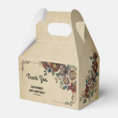 ヴィンテージ オーナメント フラワー バースデー サンクス フェイバーボックス (裏面サイド)